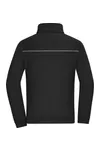 Fleece Jacket - Corduroy Look Black