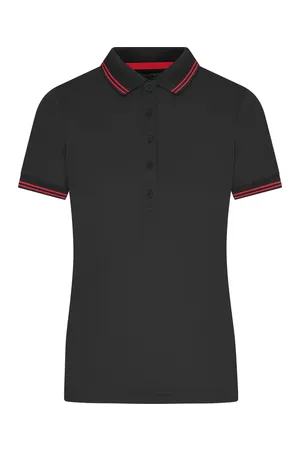 Ladies´ Functional Polo Black / Red