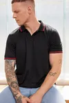 Men´s Functional Polo Black / Red