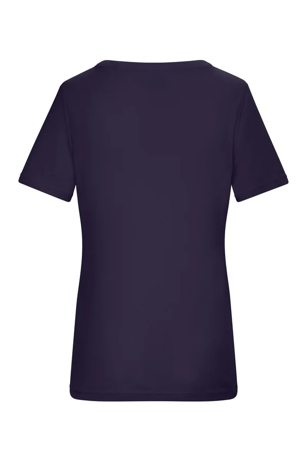 Ladies´ T-Shirt 1:1 Rib Deep Purple