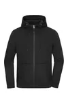 Unisex Oversized Hooded Jacket Black