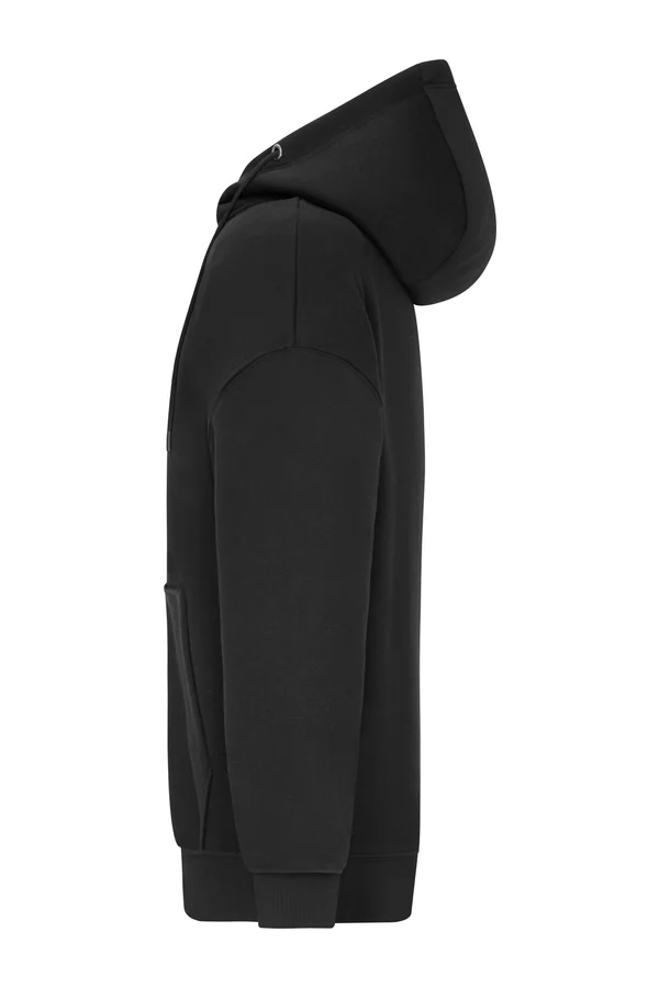 Unisex Oversized Hooded Jacket Black