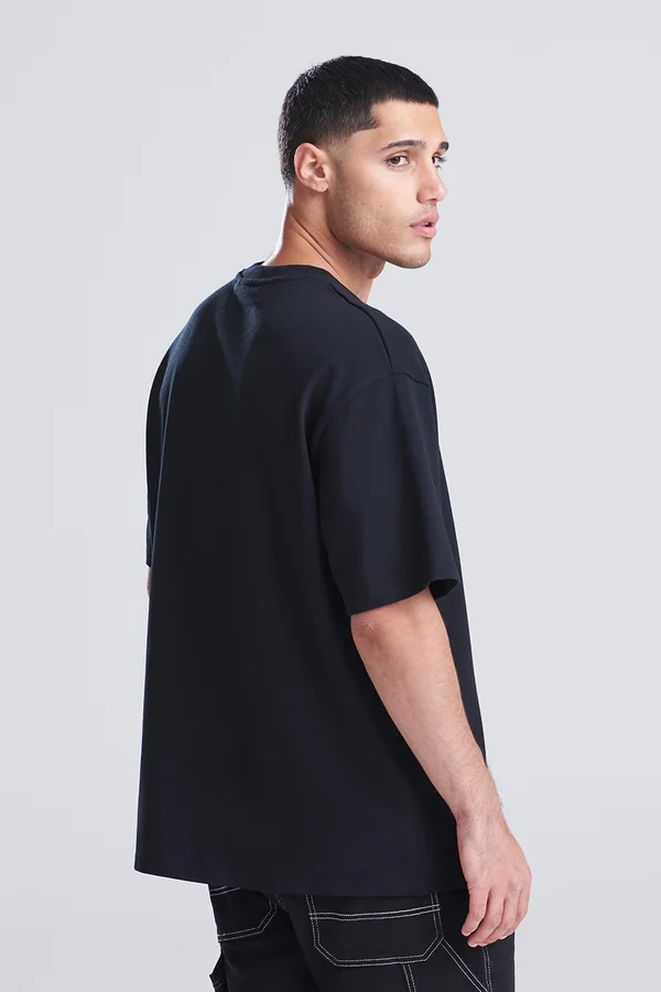 Signature Heavyweight T deep black