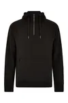 Regular Fit 1/4 Zip Hoodie Black