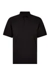 Regular Fit Superwash® 60° Jersey Polo Black
