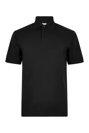 Regular Fit Recycled Superwash® 60º Polo Black
