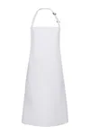 Übergrößen Latzschürze Basic mit Schnalle und Tasche White