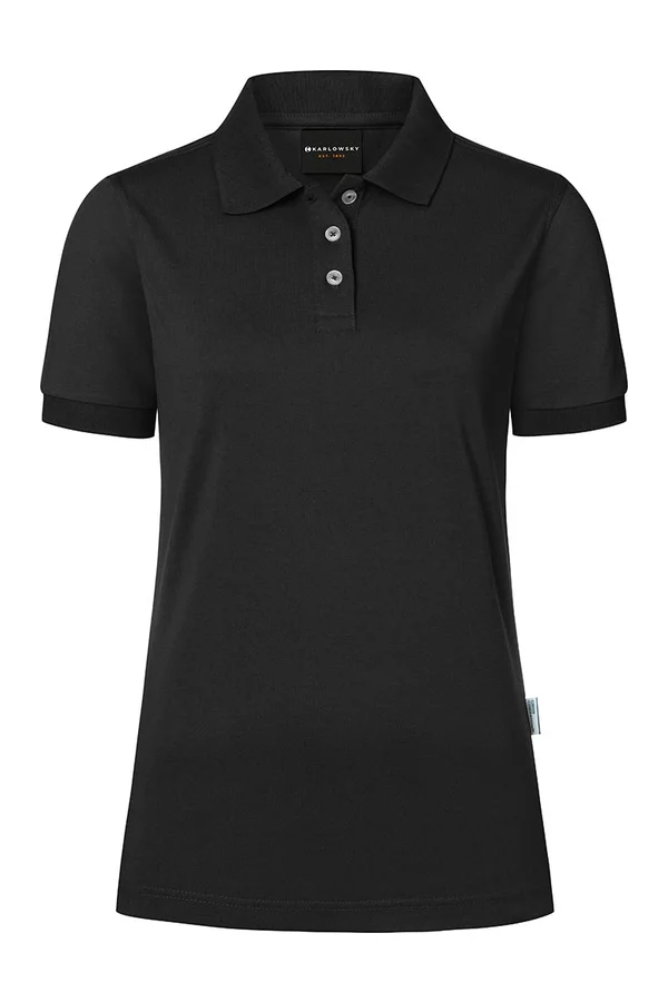 Damen Workwear Poloshirt Modern-Flair Black (ca. Pantone 419C)