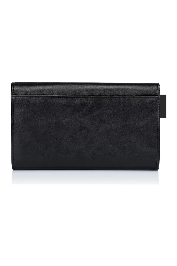 Kellnerbörse mit Druckknopf Black (ca. Pantone 419C)