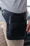 Grossraumkassierhalfter mit Gürtelband Black (ca. Pantone 419C)