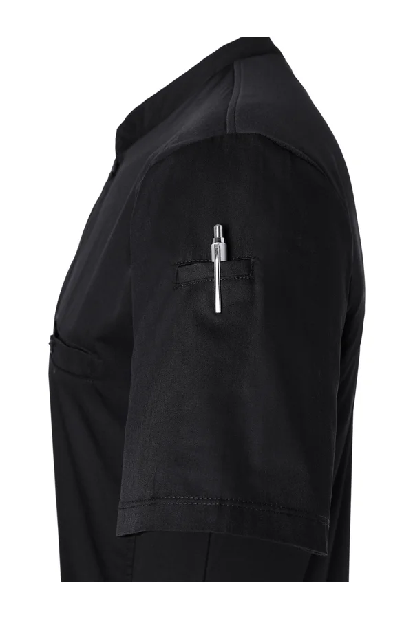 Kurzarm Herren-Arbeitsshirt Performance Black (ca. Pantone 419C)