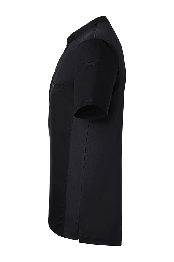 Kurzarm Herren-Arbeitsshirt Performance Black (ca. Pantone 419C)
