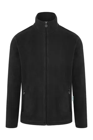 Herren Workwear Fleecejacke Warm-Up Black (ca. Pantone 419C)
