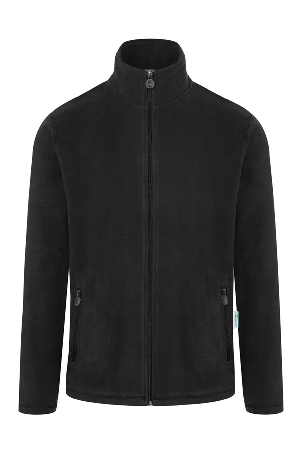 Herren Workwear Fleecejacke Warm-Up Black (ca. Pantone 419C)