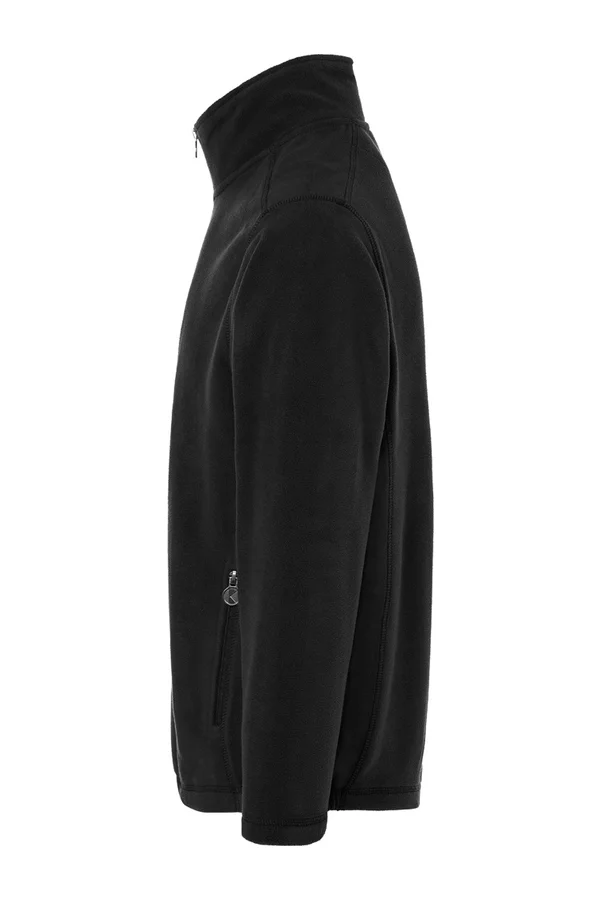 Herren Workwear Fleecejacke Warm-Up Black (ca. Pantone 419C)