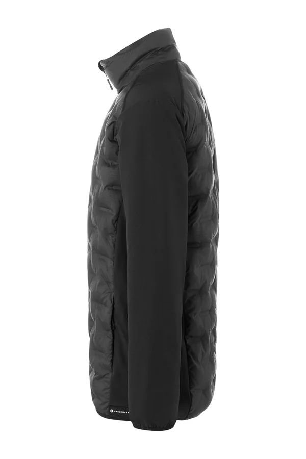 Herren Fleece-Hybrid Jacket Black (ca. Pantone 419C)