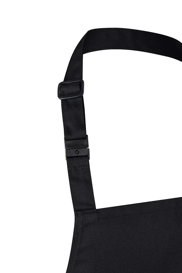 Kinderlatzschürze Basic mit Schnalle Black (ca. Pantone 419C)