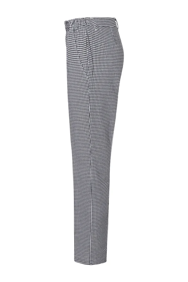 Damen Pepitahose Basic Black