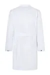 Herrenkittel mit verdeckter Knopfleiste White