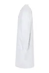 Herrenkittel mit verdeckter Knopfleiste White