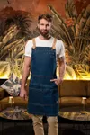 Latzschürze Denim Urban-Style Denim Blue (ca. Pantone 533 C)