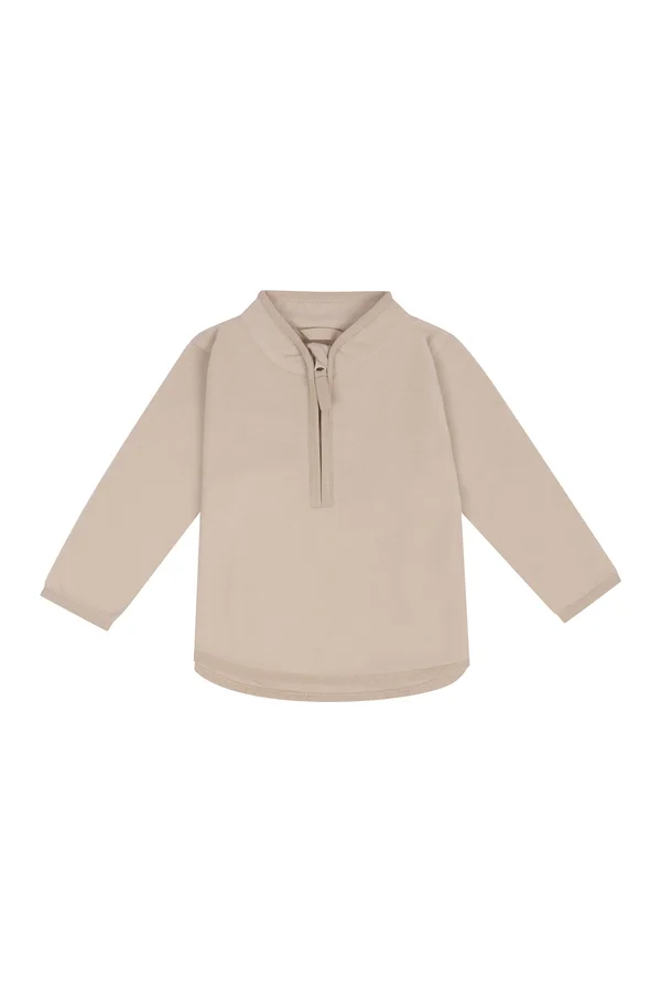 1/2 Zip Lightweight Fleece Light Stone
