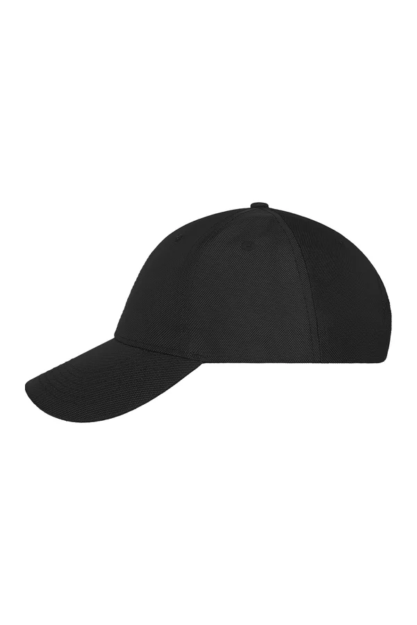 6 Panel Cap Black
