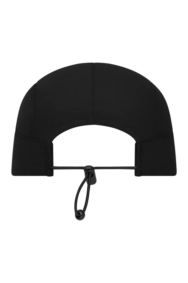 7 Panel Sports-Cap Black