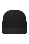 7 Panel Sports-Cap Black
