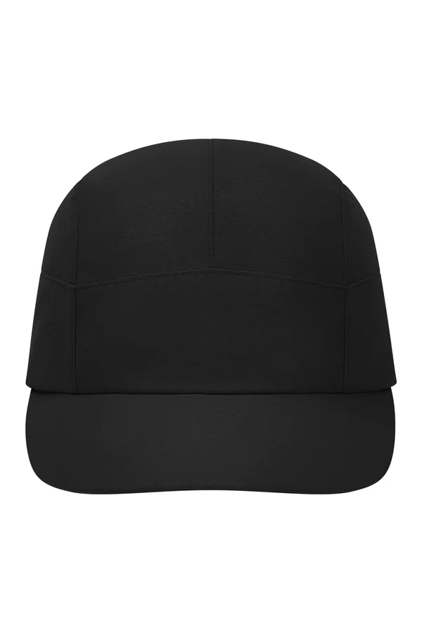7 Panel Sports-Cap Black