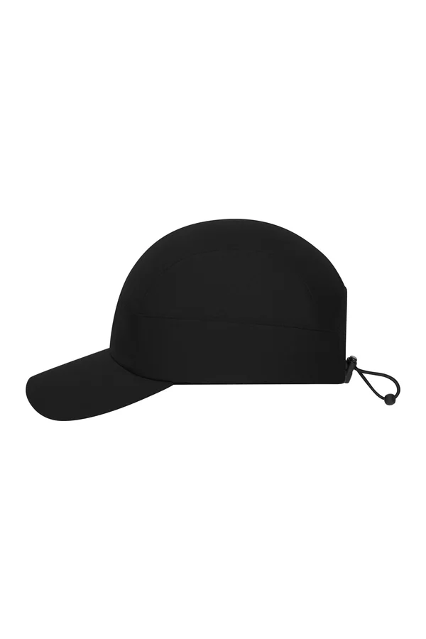 7 Panel Sports-Cap Black