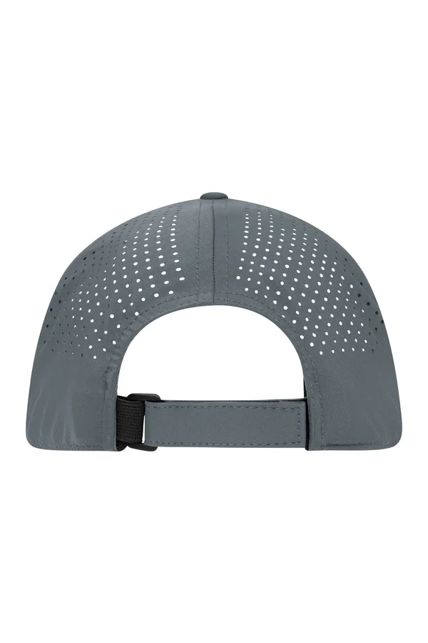 5 Panel Laser-Cut Cap Grey