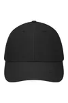 6 Panel Workwear Cap Black