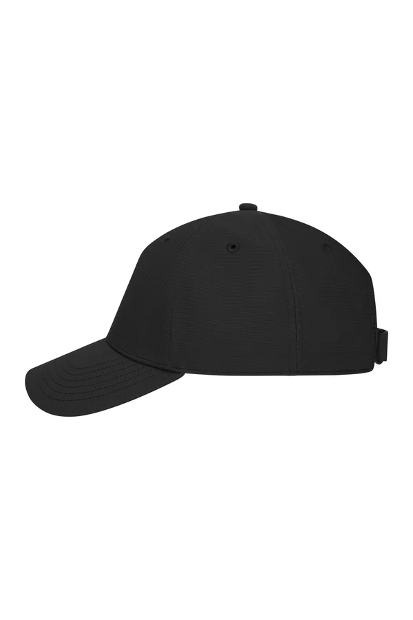 6 Panel Workwear Cap Black
