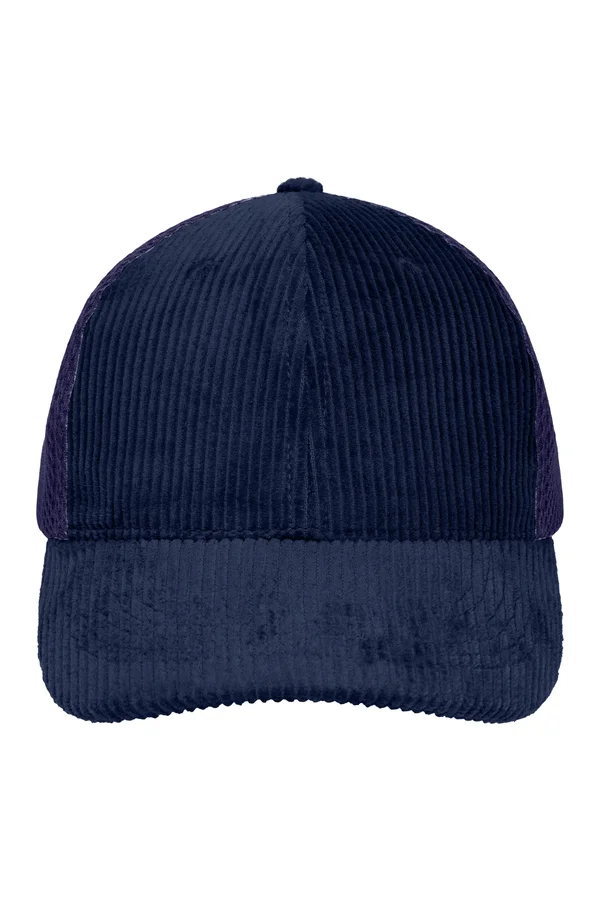 6 Panel Corduroy-Mesh Cap Navy / Navy