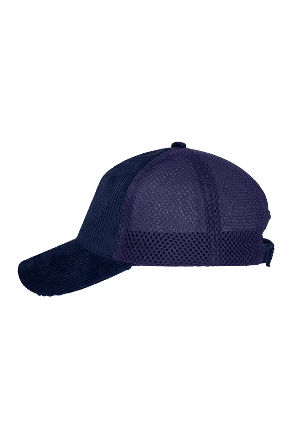 6 Panel Corduroy-Mesh Cap Navy / Navy