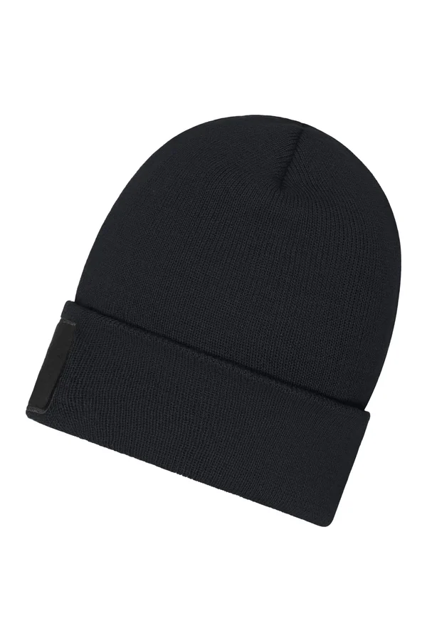 Beanie with Patch - Thinsulate Black