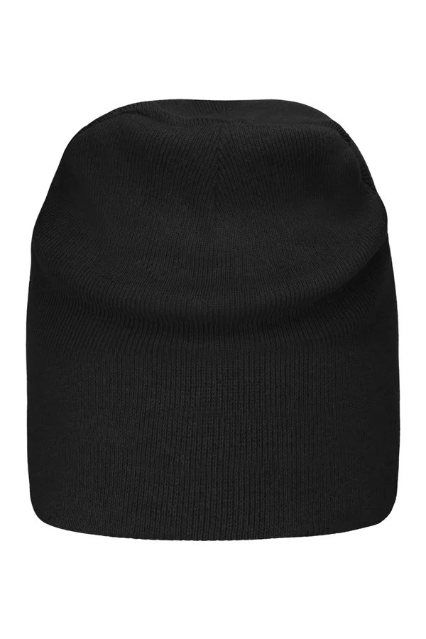 Bio Cotton Casual Beanie Black