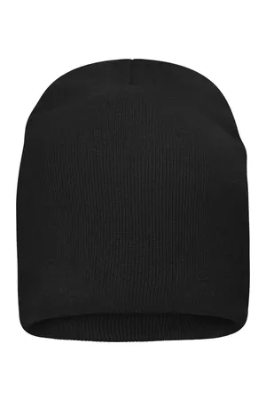 Bio Cotton Casual Beanie Black
