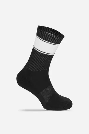 Tennis Socks Colored Black / White