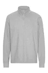 Unisex Quarter Zip Sweatshirt Sport Grey