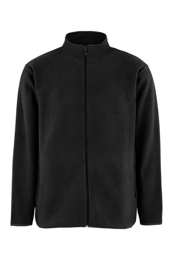 Recycled Fleece Jacket Black