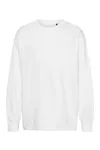 Tiger Cotton Oversized LS T|Shirt White