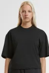 Ladies Oversized Tee Black