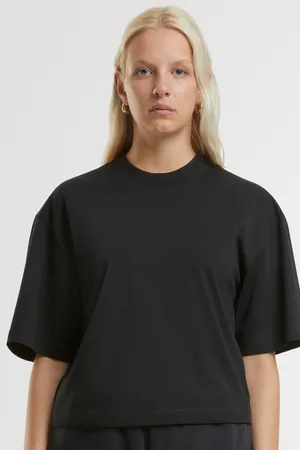 Ladies Oversized Tee Black