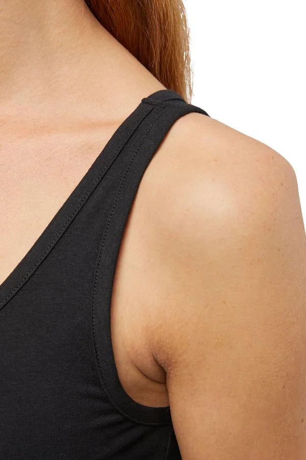 Ladies Basic Tank Top Black