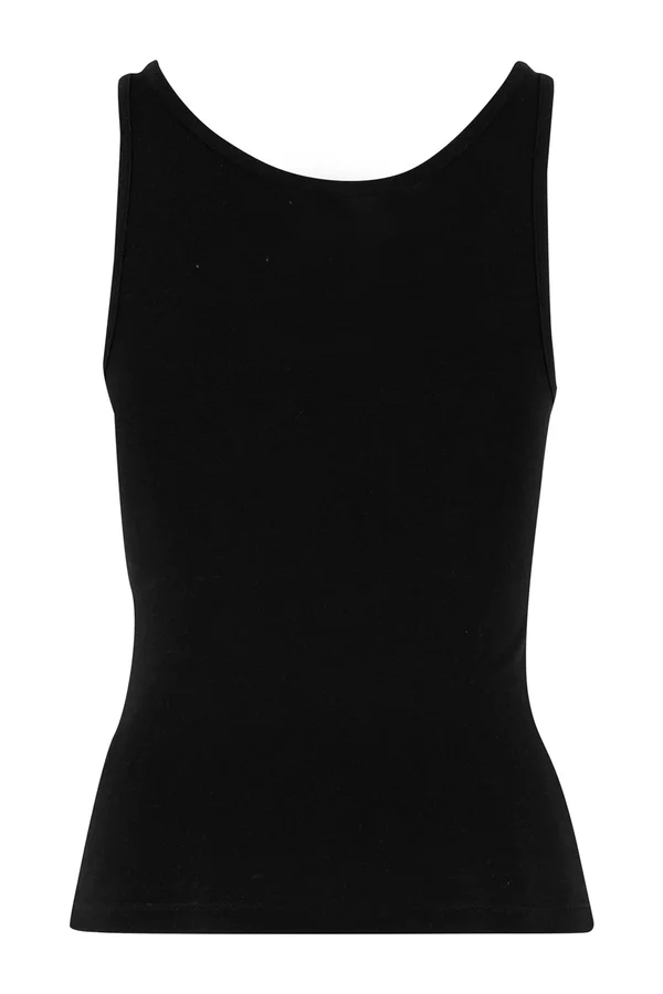 Ladies Basic Tank Top Black