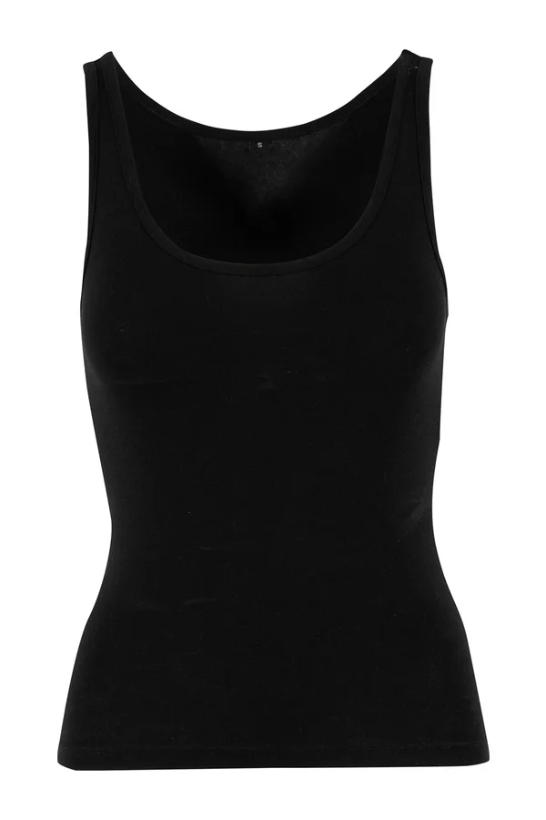 Ladies Basic Tank Top Black