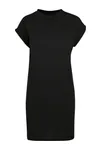 Ladies Extended Shoulder Dress Black