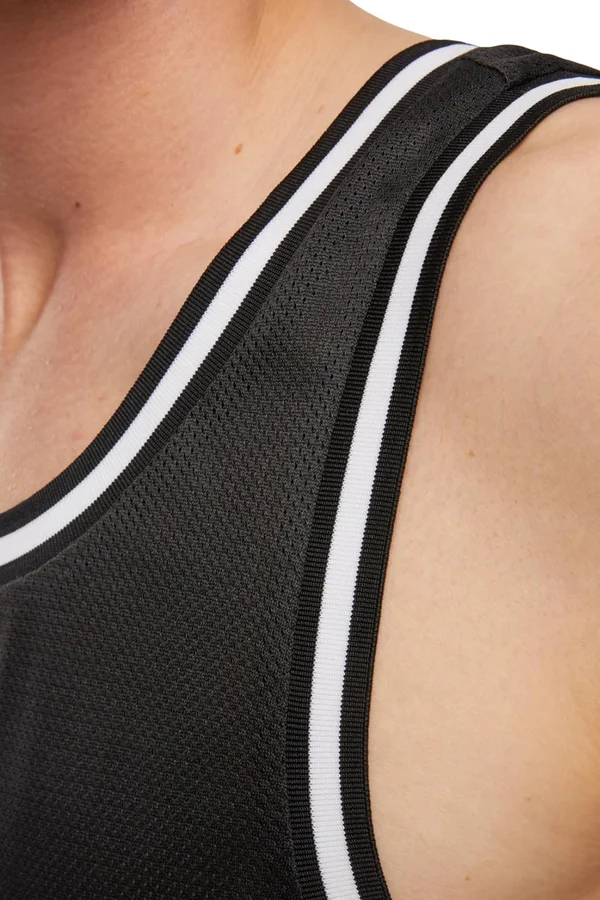 Mesh Tank Top Black